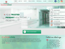 Tablet Screenshot of mumbaiclinic.com